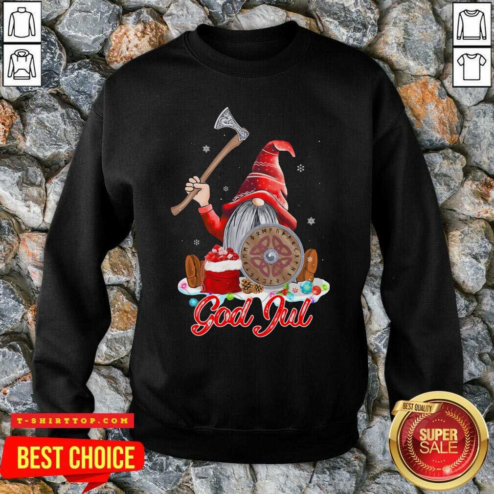 Official Gnome Viking Glaedelig Jul Christmas Shirt