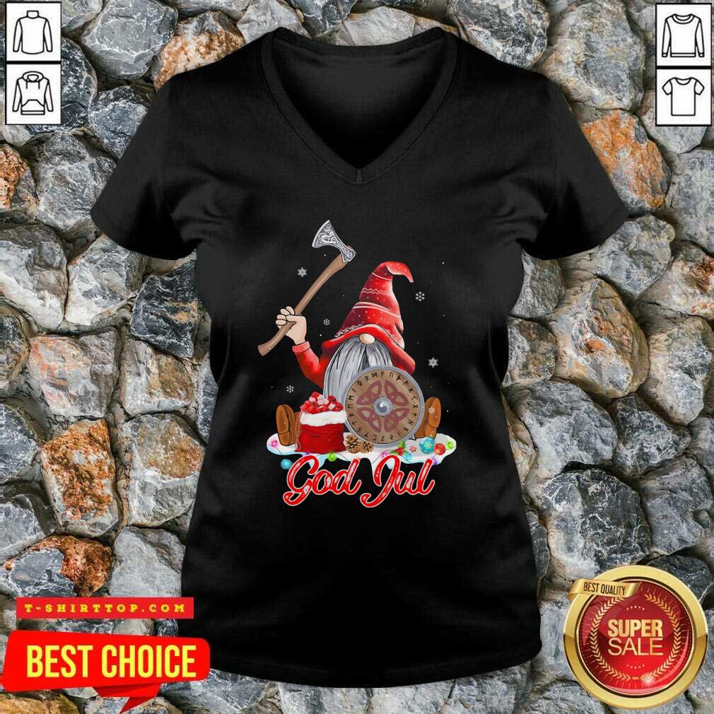 Official Gnome Viking Glaedelig Jul Christmas Shirt