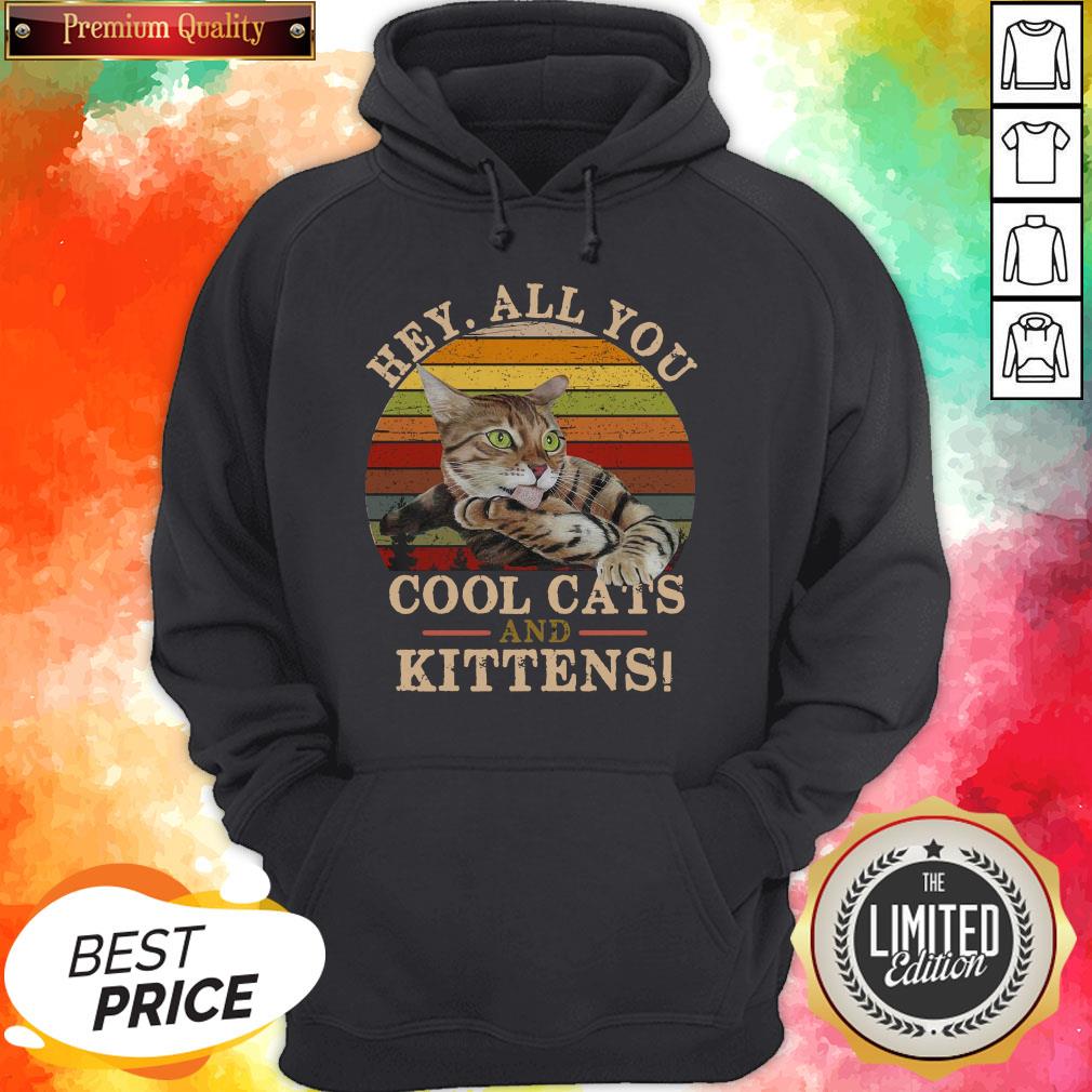 Official Hey All You Cool Cats And Kittens Vintage Shirt