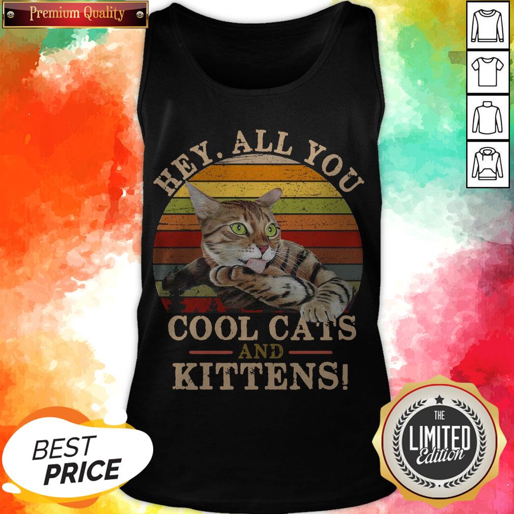 Official Hey All You Cool Cats And Kittens Vintage Shirt