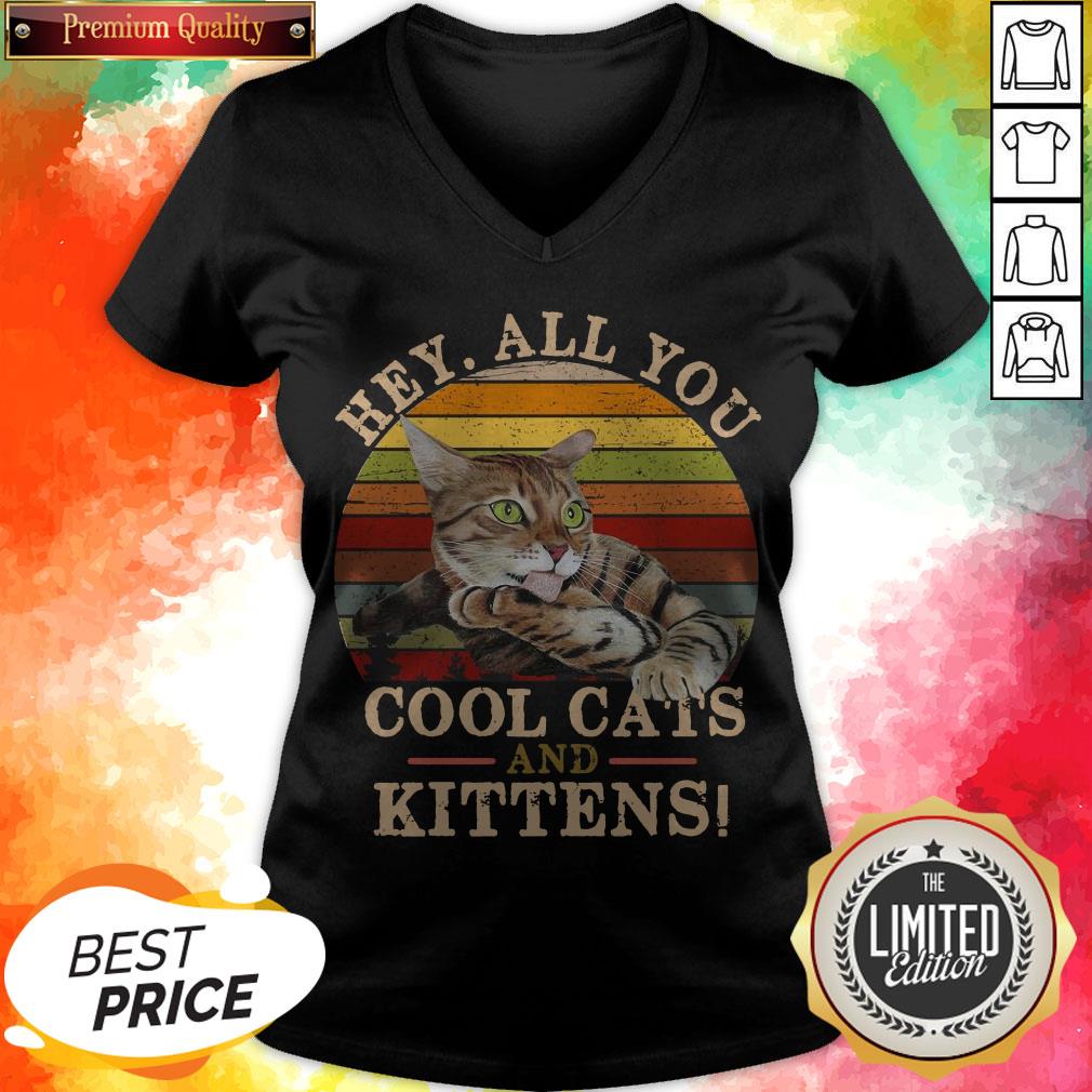 Official Hey All You Cool Cats And Kittens Vintage Shirt