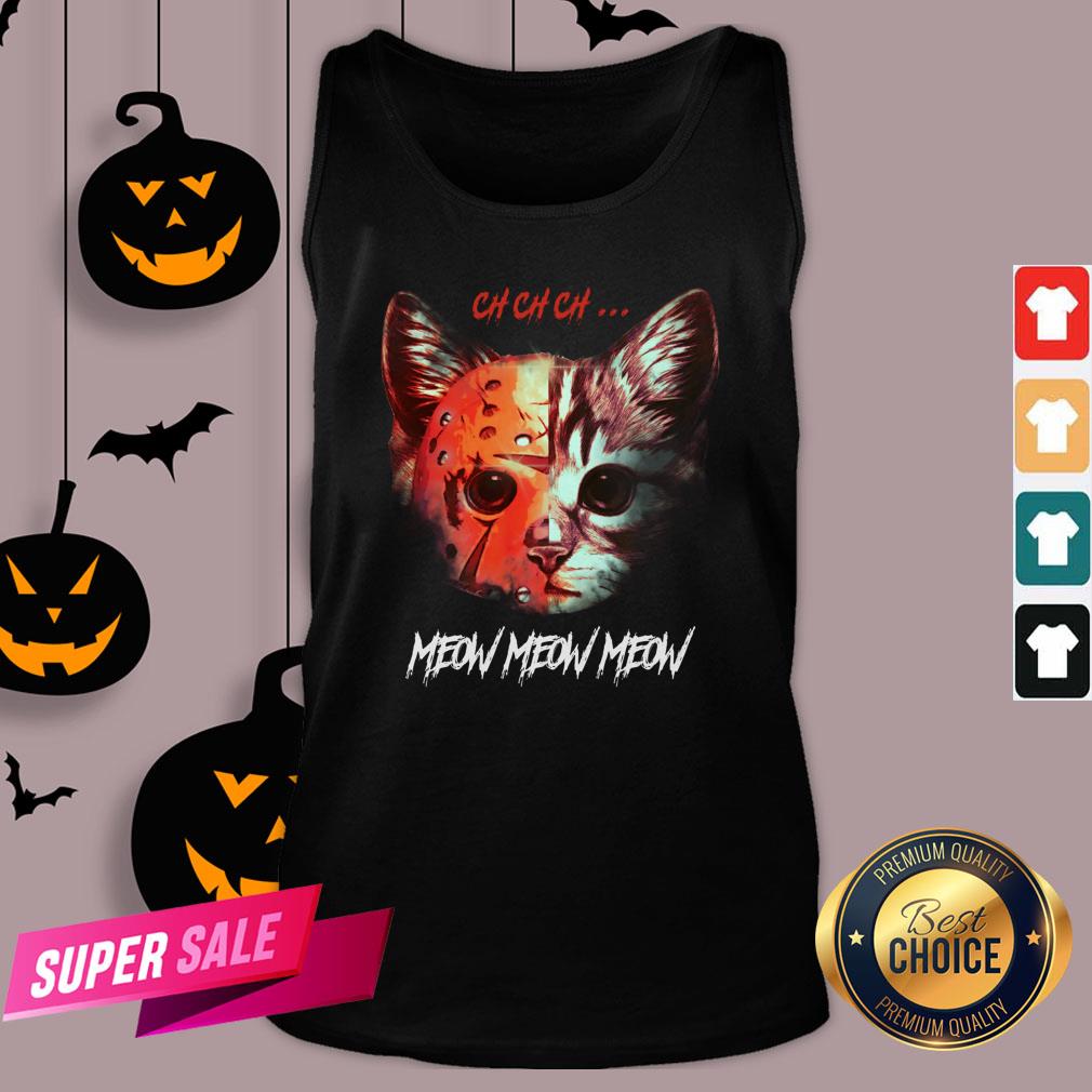 Official Jason Voorhees Cat Ch Ch Ch Meow Meow Meow Shirt
