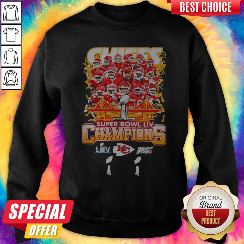 Official Kansas City Chiefs Super Bowl LIV Champs Shirt