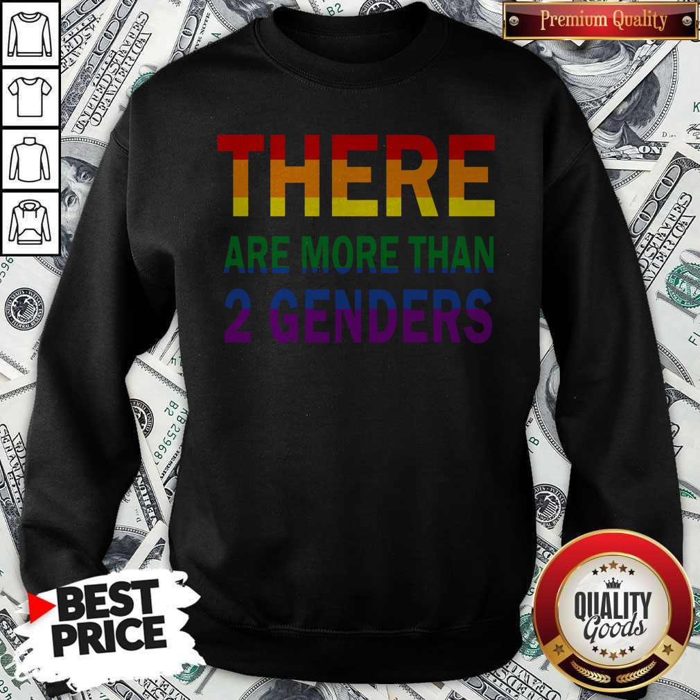 Official LGBT There Are More Than 2 Genders Shirt