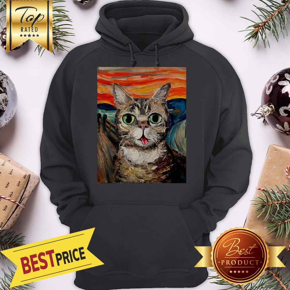 Official Lil Bub The Scream Vincent Van Gogh Shirt