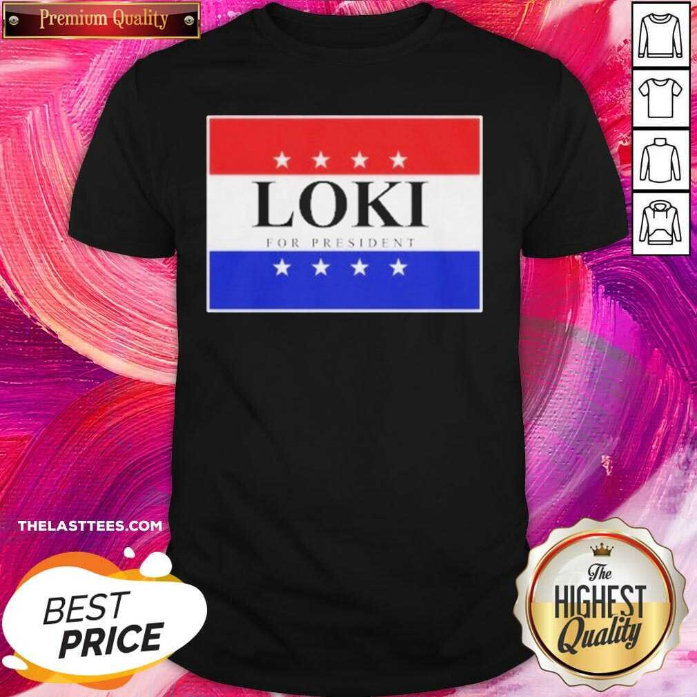 Official Loki For President 2020 Shirt