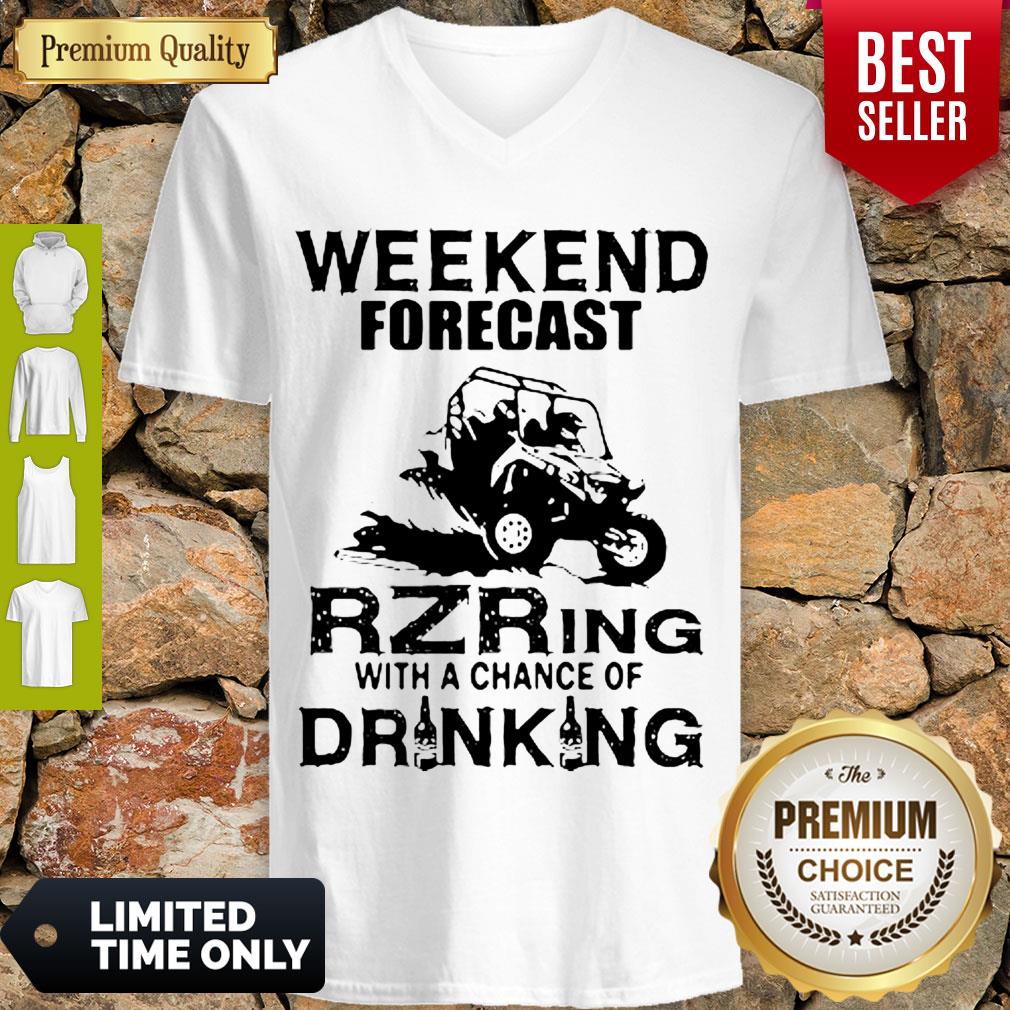 Official Weekend Forecast Rzring With A Chance Of Drinking Shirt