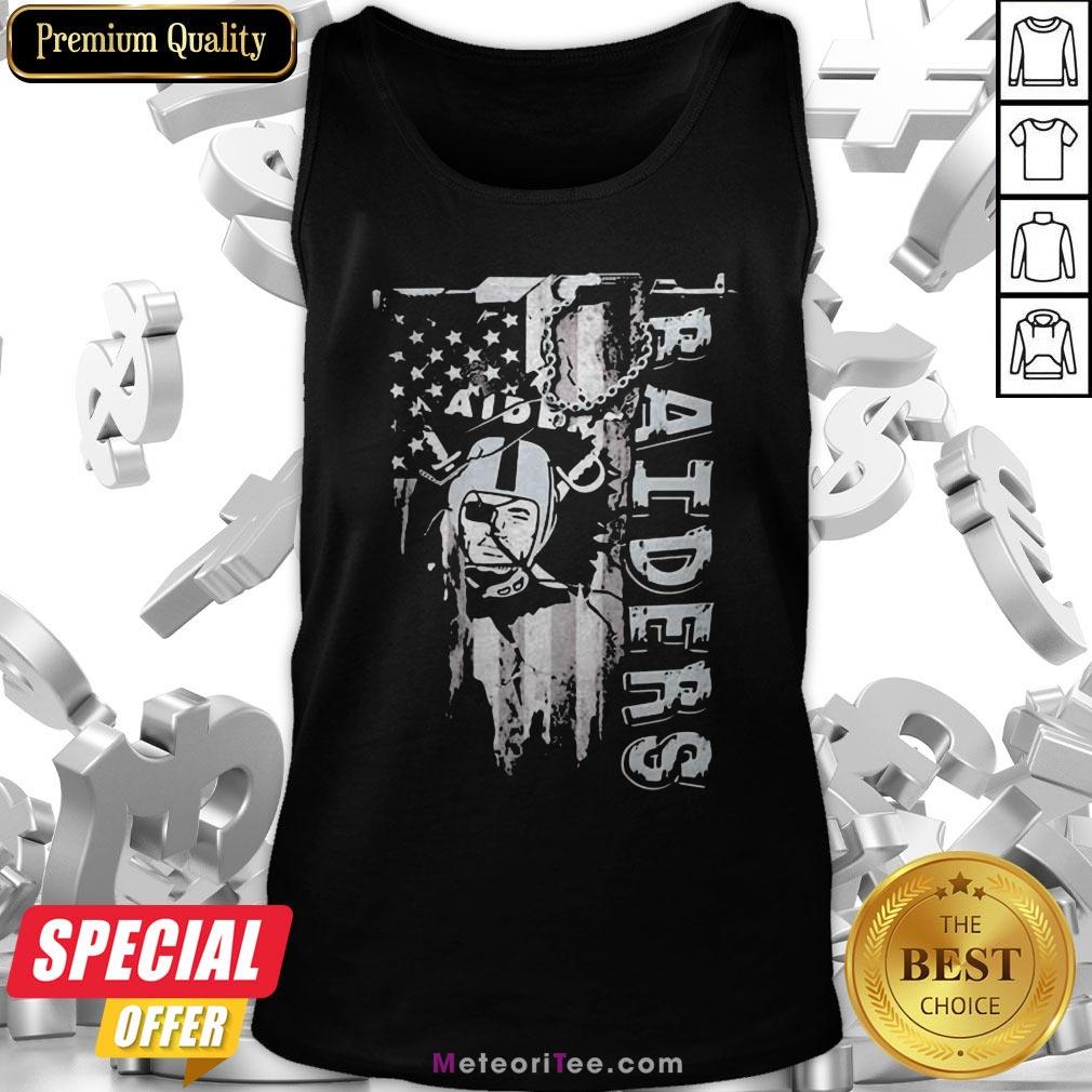 Oklahoma Raiders American Flag Vintage Shirt