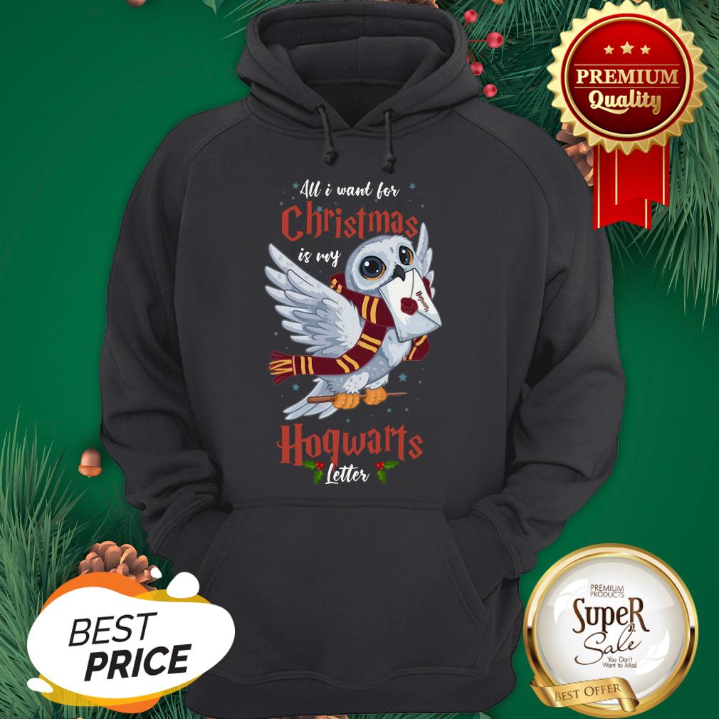 Owl All I Want For Christmas Is My Hogwarts Letter Shirt
