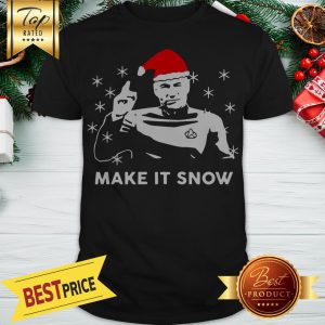 Star Trek Santa Make It Snow Christmas Shirt