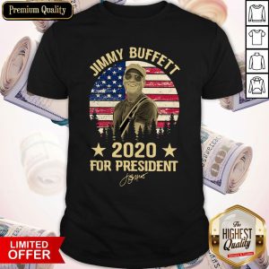 Original Jimmy Buffett 2020 For President American Flag Vintage Shirt