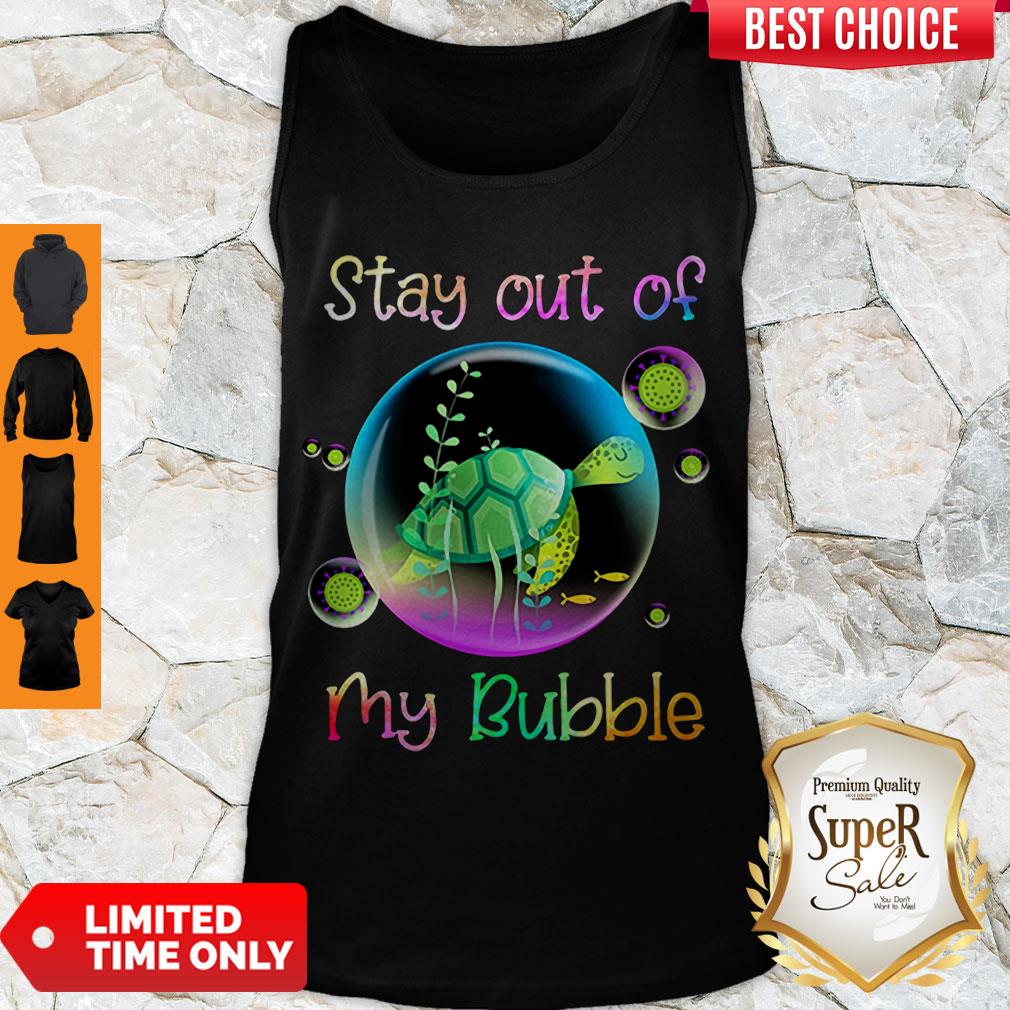 Cute Turtle Stay Out Of My Bubble Coronavirus Shirt