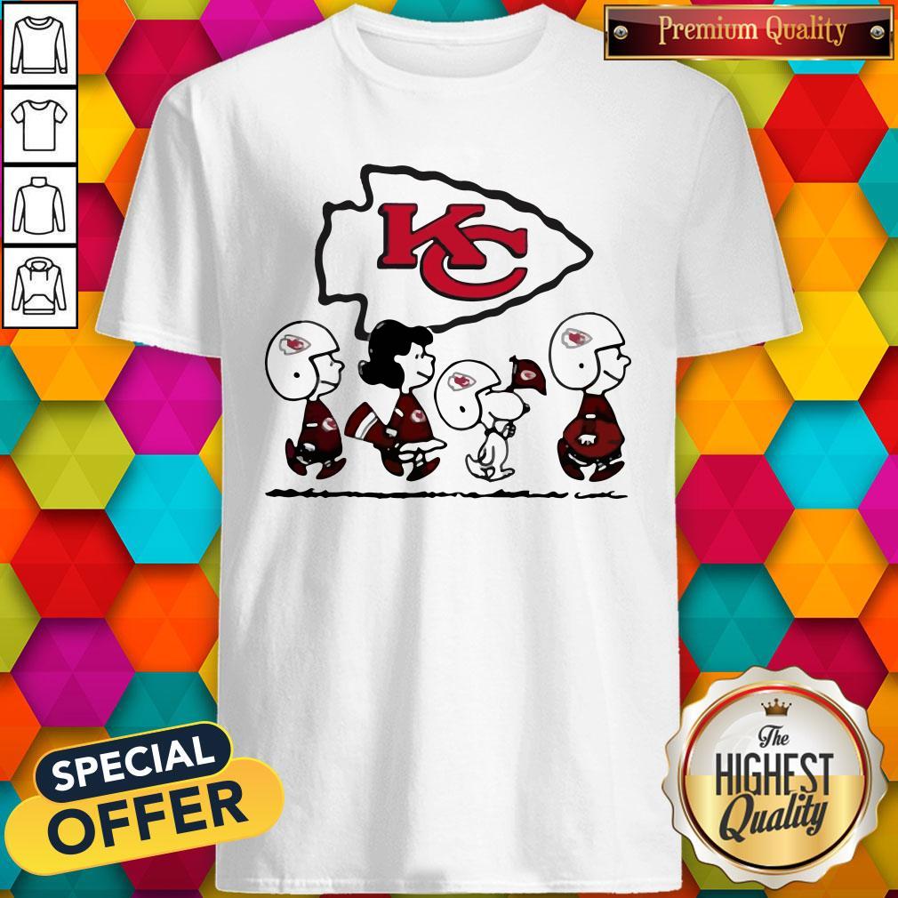 Peanuts Characters Kansas City Chiefs Shirt