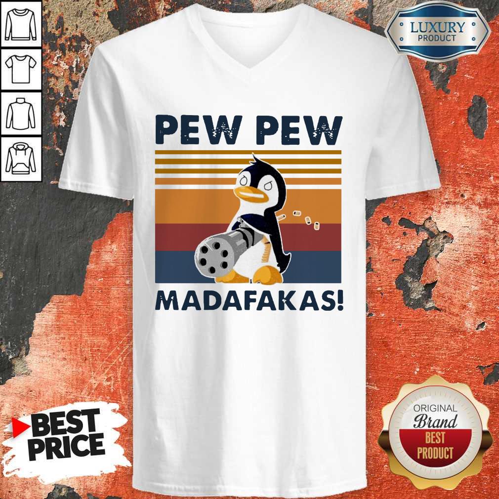 Penguin Mafia Pew Pew Madafakas Vintage Shirt