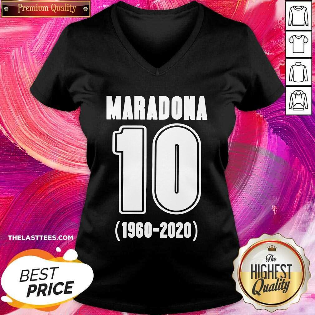 Perfect Diego Maradona 10 1960 2020 Rest In Piece Maradona Shirt