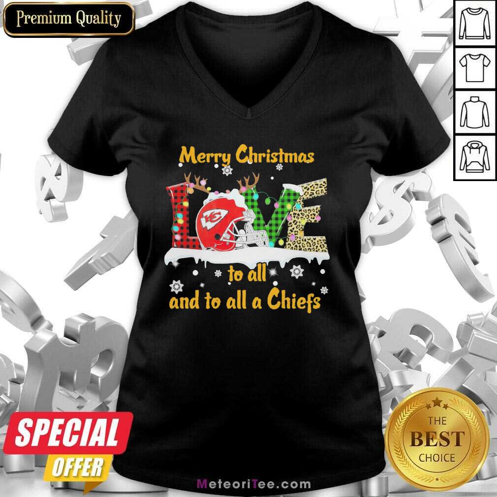 Perfect Love Merry Christmas To All And To All A Kansas City Chiefs Shirt
