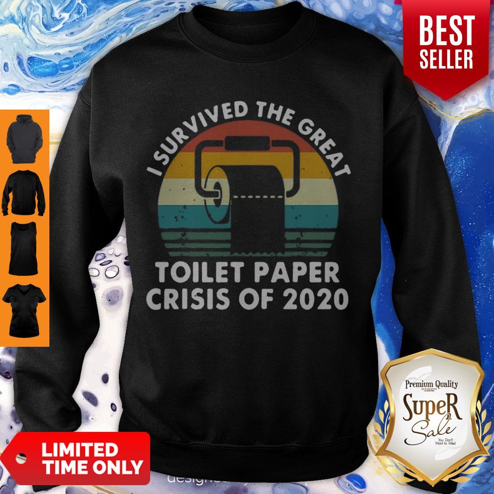 Perfect Vintage I Survived Toilet Paper Crisis 2020 Shirt
