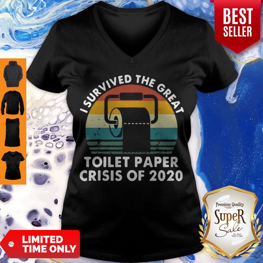 Perfect Vintage I Survived Toilet Paper Crisis 2020 Shirt