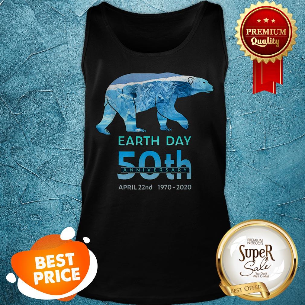 Polar Bear Earth Day 50th Anniversary April 22nd 1970-2020 Shirt