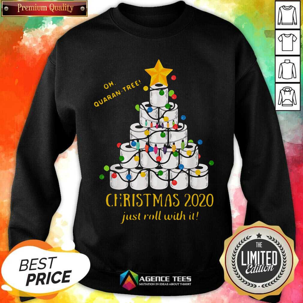 Premium 2020 Quarantine Christmas Toilet Paper Tree Shirt