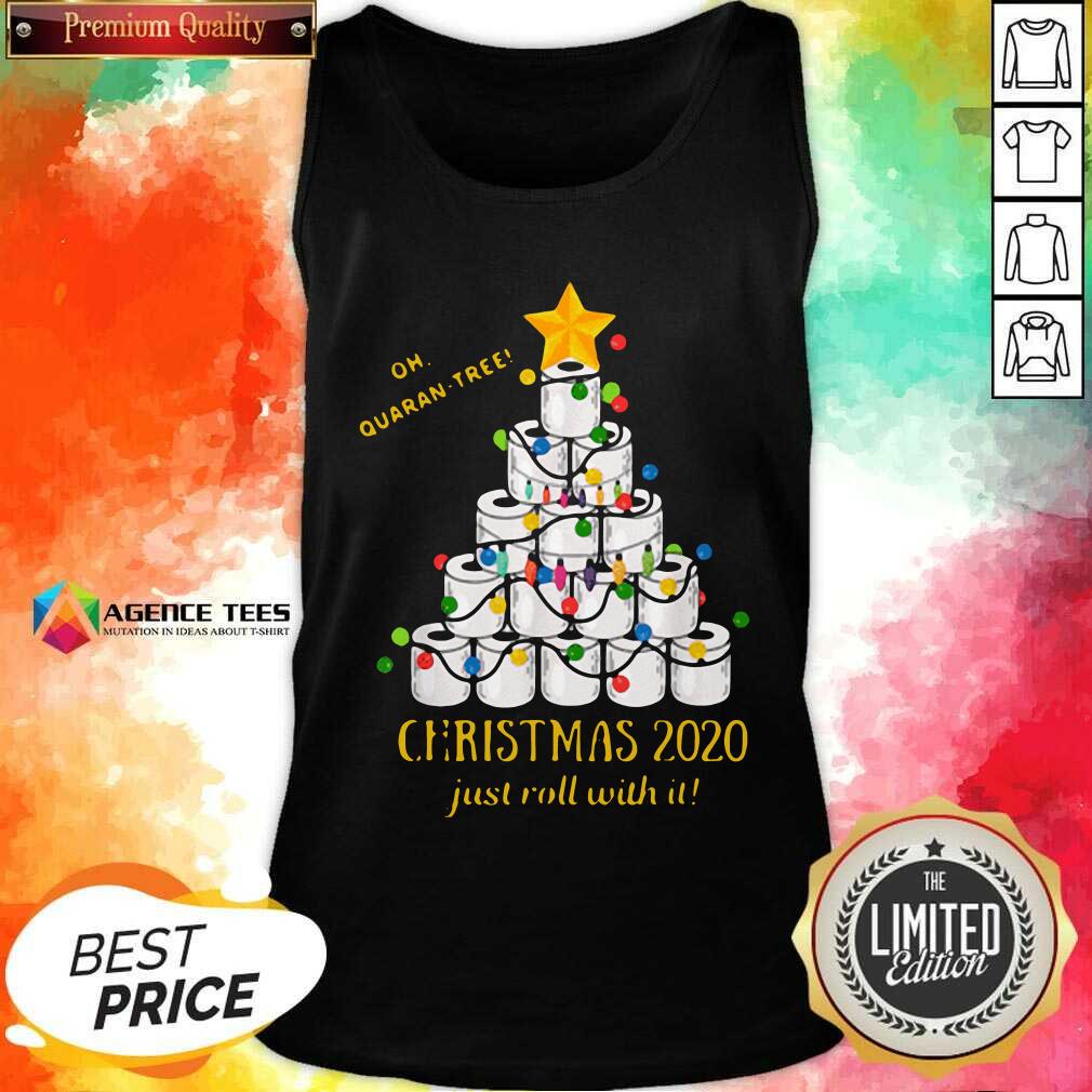 Premium 2020 Quarantine Christmas Toilet Paper Tree Shirt
