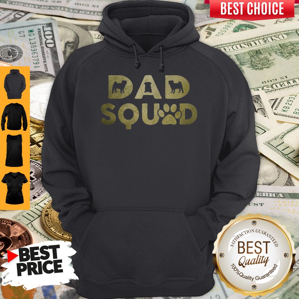 Premium Dad Squad Pug Dog Fathers Day Shirt