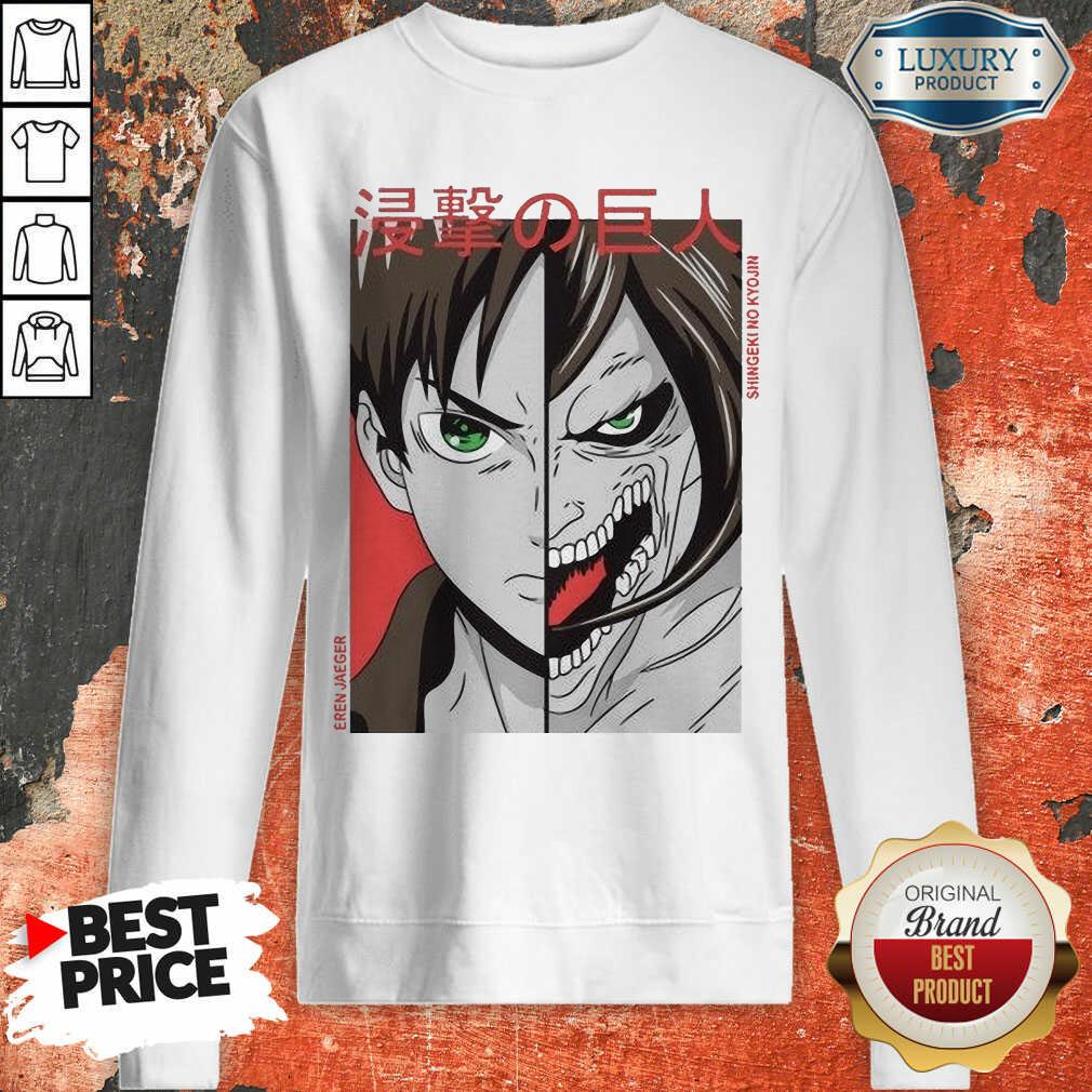 Premium Eren Yeager Shingeki No Kyojin Shirt