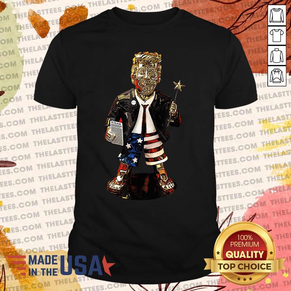 Premium Golden Trump Statue Shirt