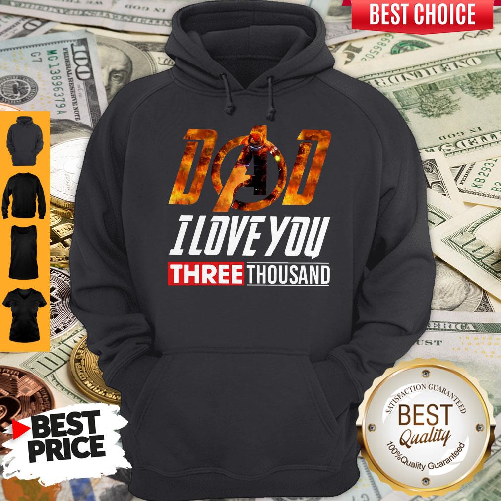 Premium Iron Man Dad I Love You Three Thousand Shirt