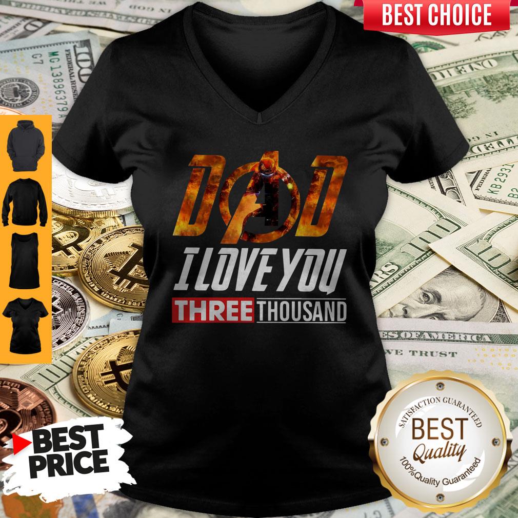 Premium Iron Man Dad I Love You Three Thousand Shirt