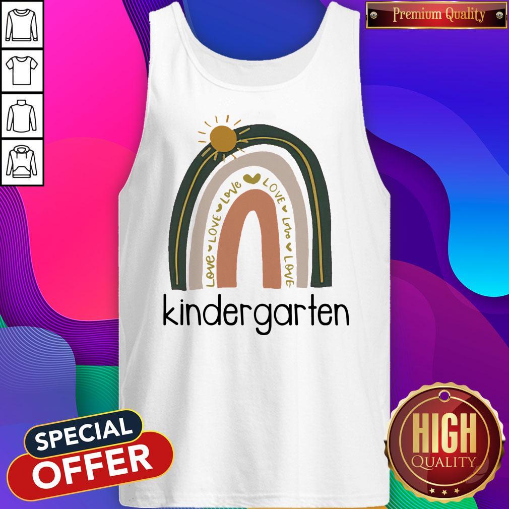 Premium Love Kindergarten Teacher Neutral Rainbow Shirt