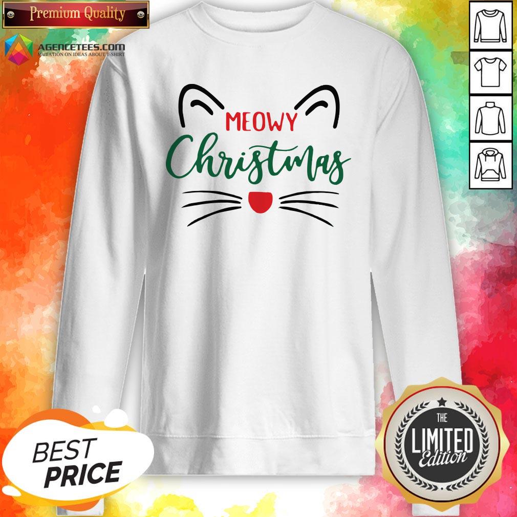 Premium Meowy Christmas Shirt