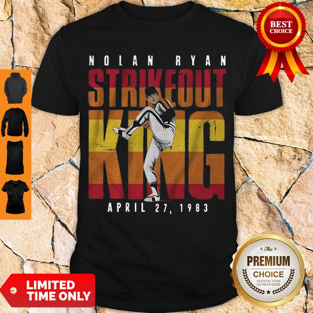 Premium Nolan Ryan Strikeout King April 27 1983 Shirt