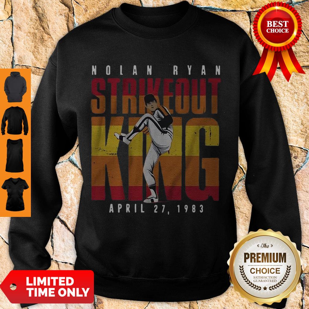 Premium Nolan Ryan Strikeout King April 27 1983 Shirt