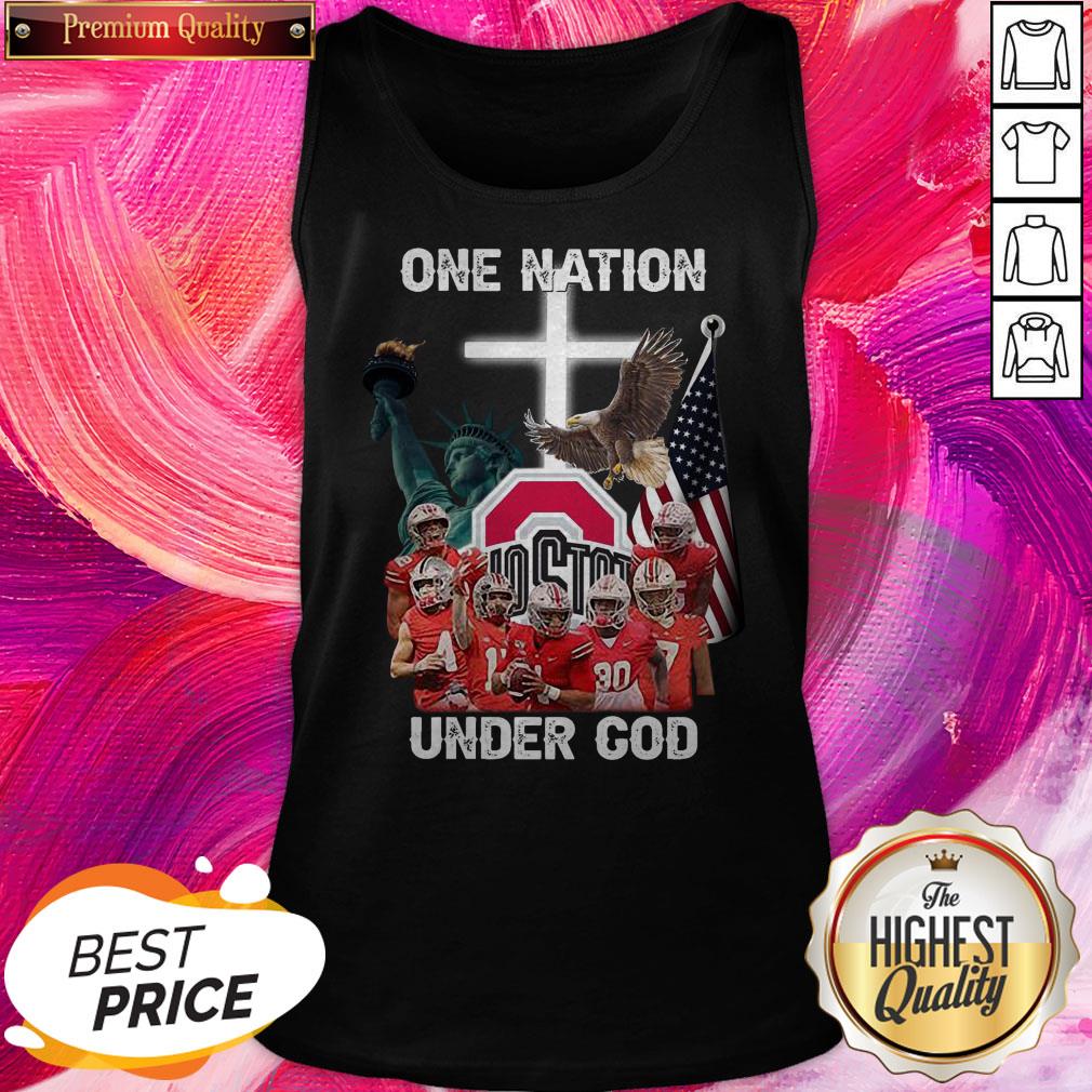 Premium Ohio State Buckeyes One Nation Under God Shirt