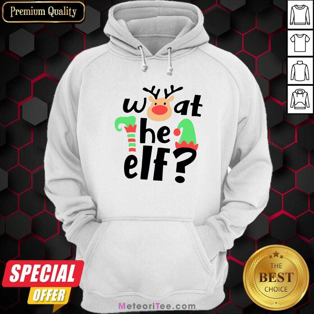 Premium Reindeer What The ELF Christmas Shirt