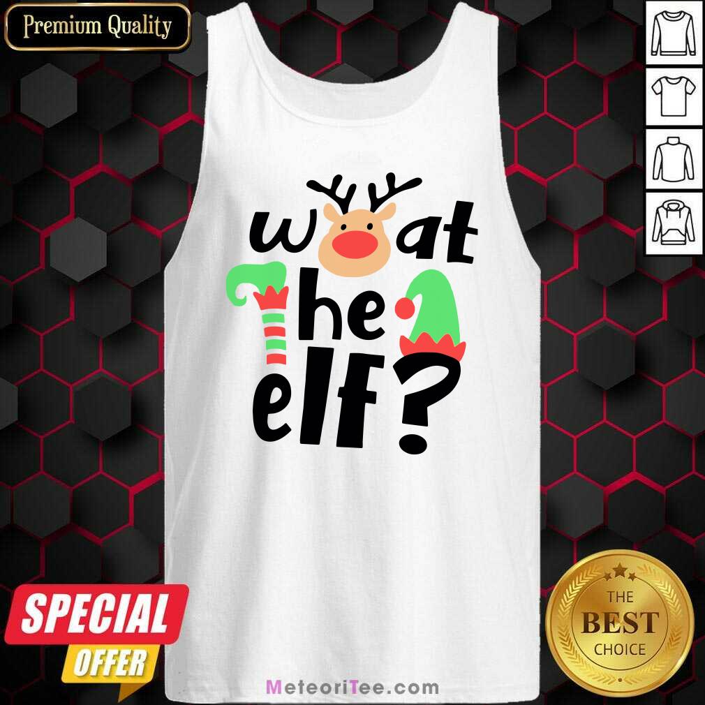 Premium Reindeer What The ELF Christmas Shirt
