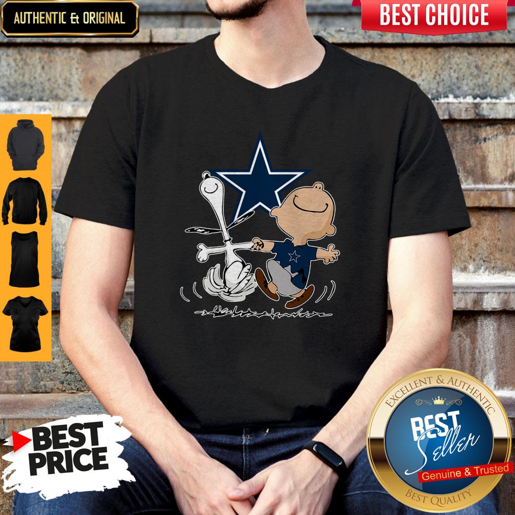 Premium Snoopy And Charlie Brown Dallas Cowboys Shirt
