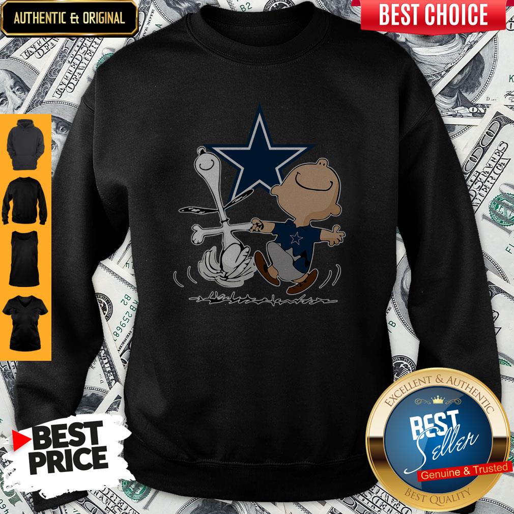 Premium Snoopy And Charlie Brown Dallas Cowboys Shirt