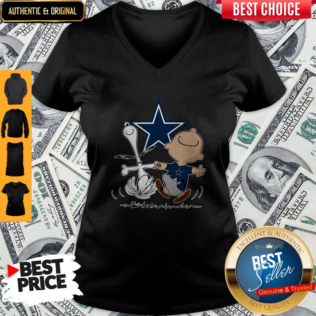 Premium Snoopy And Charlie Brown Dallas Cowboys Shirt
