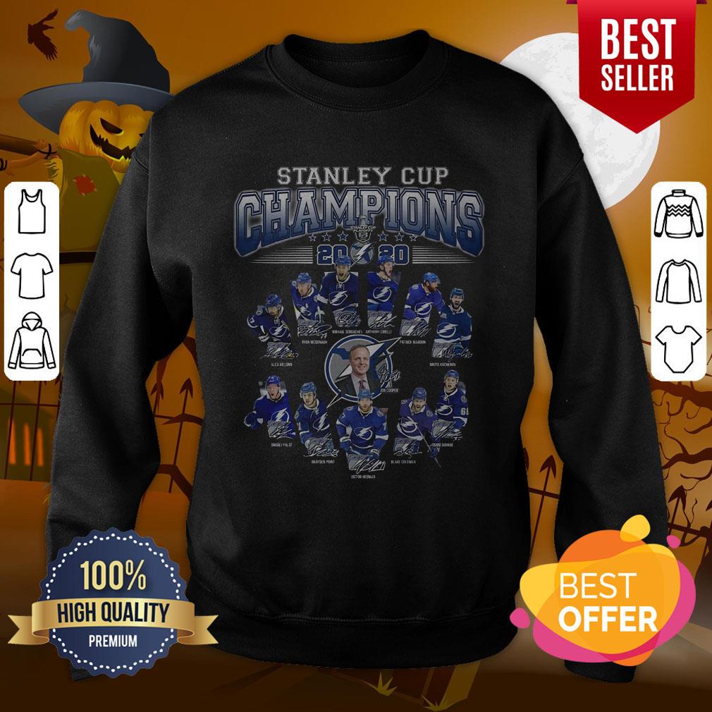 Premium Stanley Cup Champions 2020 Signatures Shirt