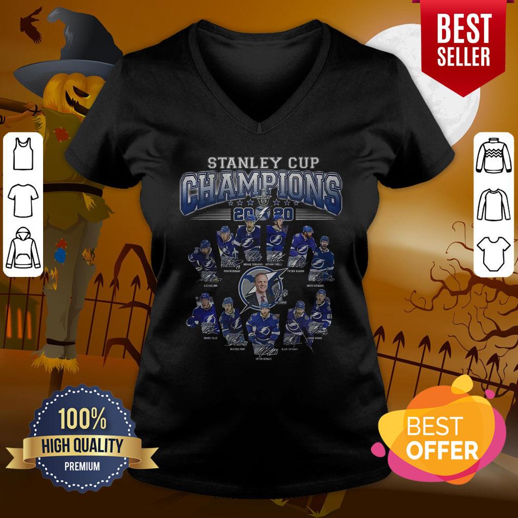 Premium Stanley Cup Champions 2020 Signatures Shirt