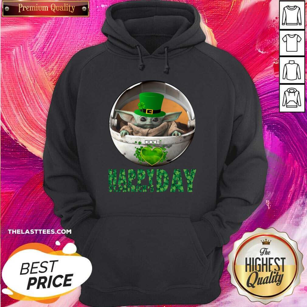 Pretty Baby Yoda Happy St Patricks Days Shirt