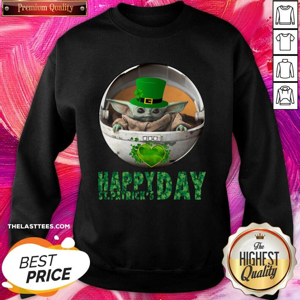 Pretty Baby Yoda Happy St Patricks Days Shirt