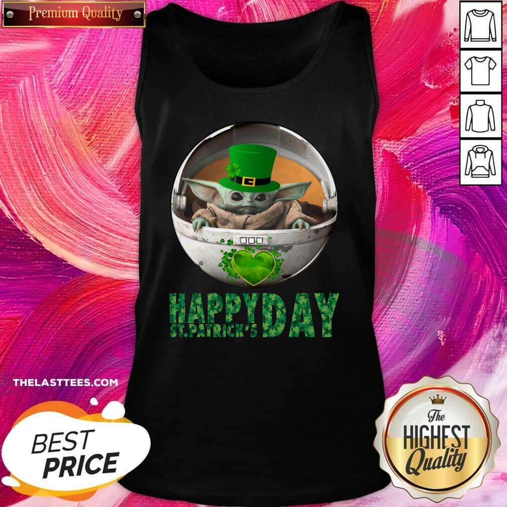 Pretty Baby Yoda Happy St Patricks Days Shirt