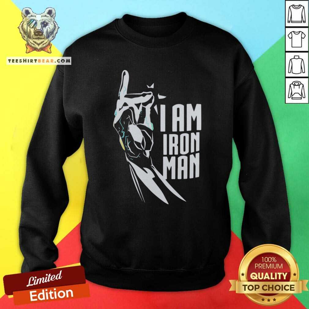 Pretty I Am Iron Man Gauntlet Shirt