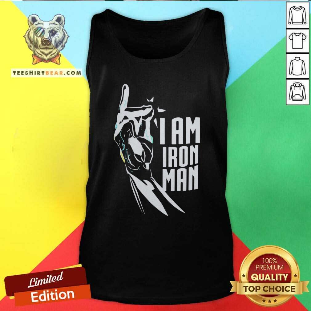 Pretty I Am Iron Man Gauntlet Shirt
