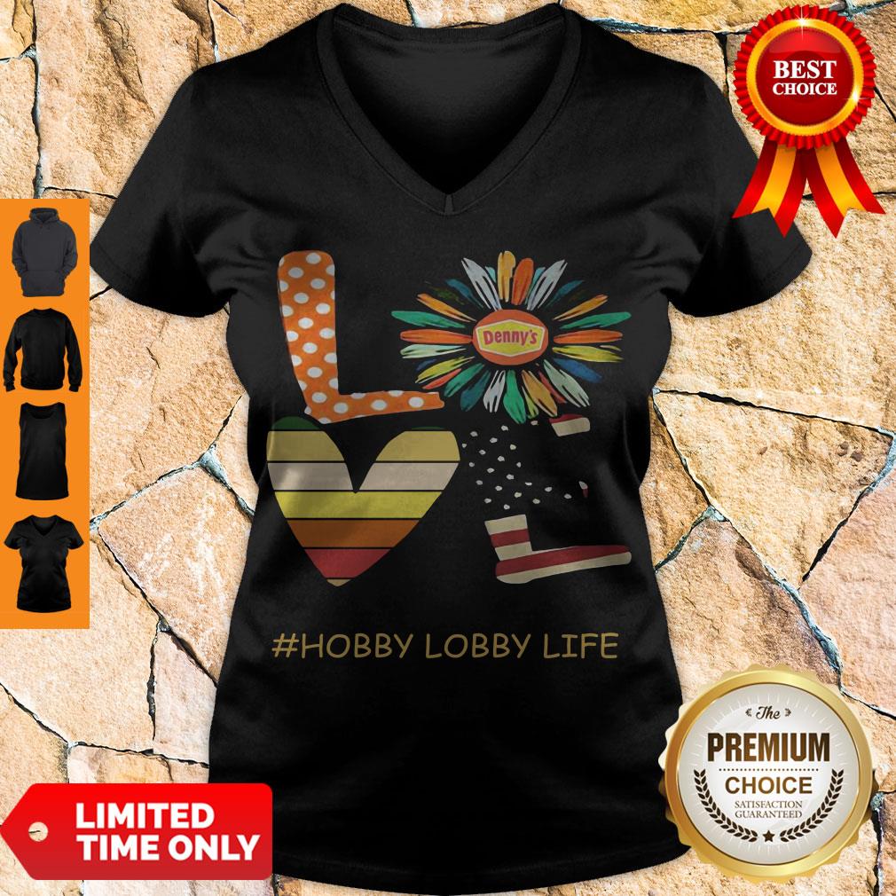 Pretty Love Hobby Lobby Life Flower American Flag Vintage Shirt