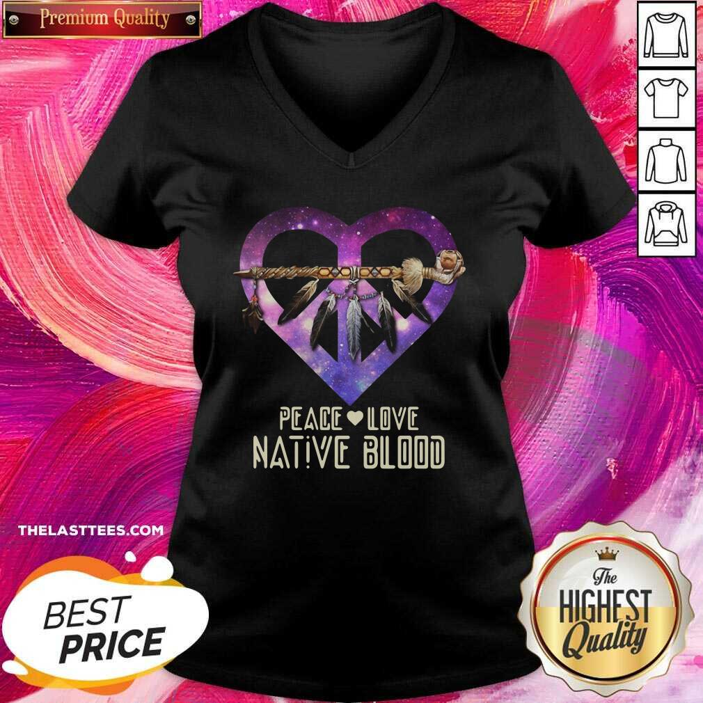 Pretty Peace Love Dative Blood Shirt