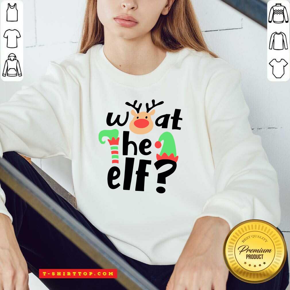 Pretty Reindeer What The ELF Christmas Shirt
